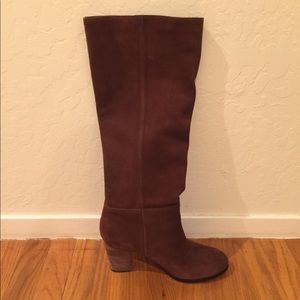 Cole Haan brown suede boots with Nike Air